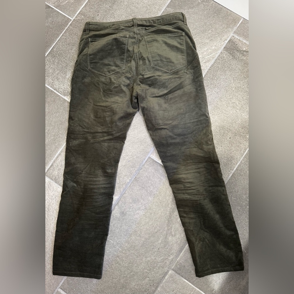 MONFRÈRE Brando Needle Cord Pants Olive Green (Size 34) - Picture 2 of 6